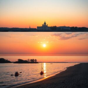 Самые красивые закаты в России: где их встречать.